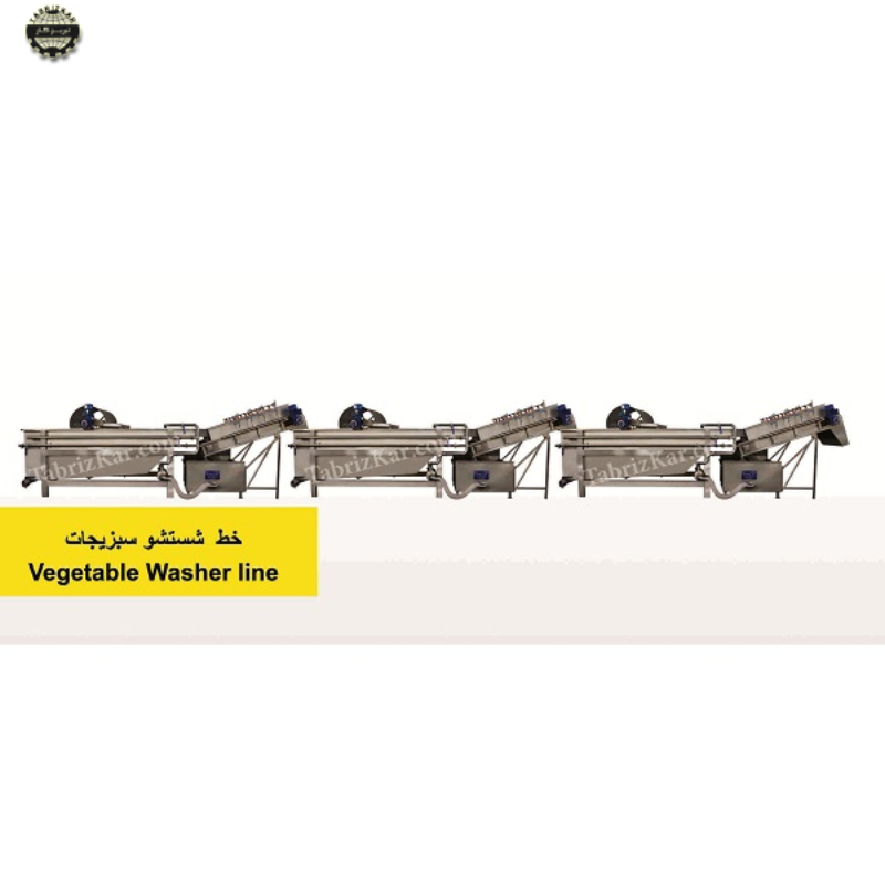 خط شستشوی سبزیجات